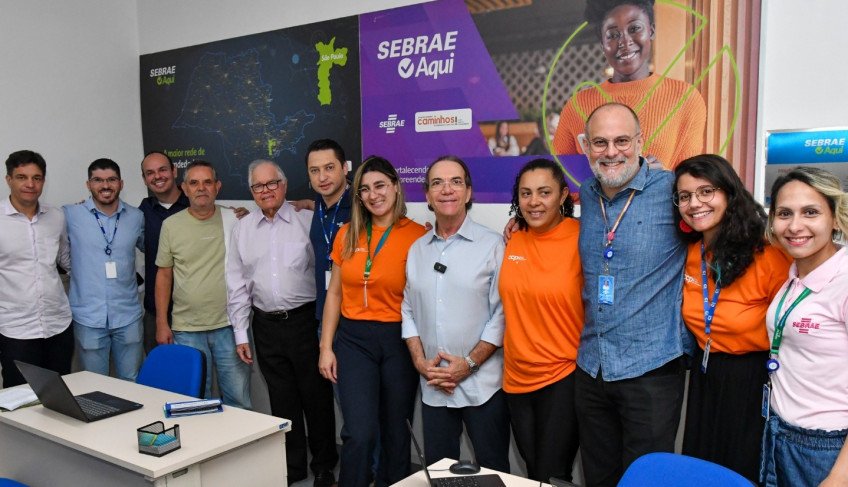 Presidente do Sebrae Nacional e diretoria do Sebrae-SP conhecem programas no Posto Sebrae Aqui Jaguaré | ASN São Paulo