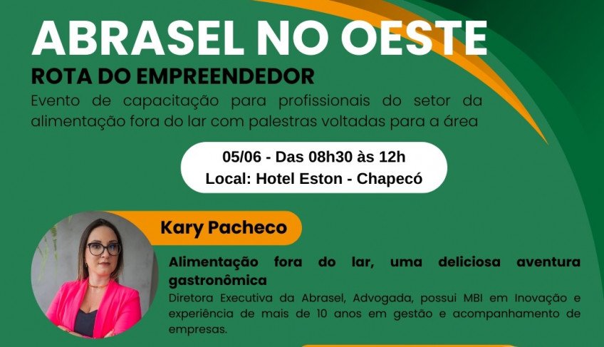 Rota do Empreendedor capacita profissionais da alimentação fora do lar em Chapecó | ASN Santa Catarina