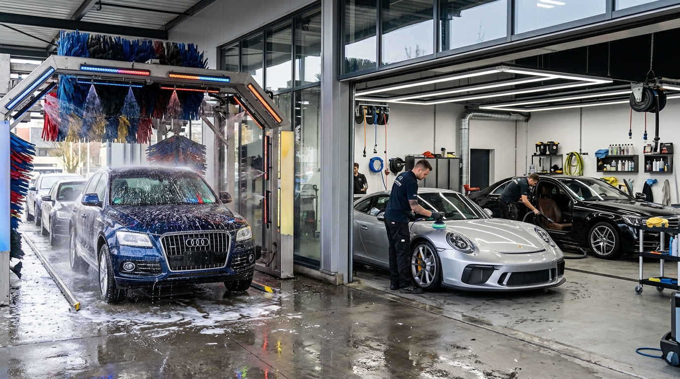 Lavajato e Estética Automotiva: Limpeza Detalhada de Carros